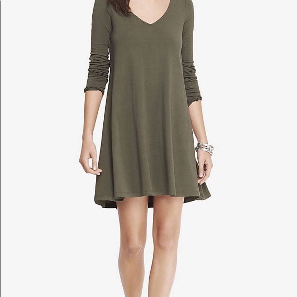 Cotton long sleeve dress